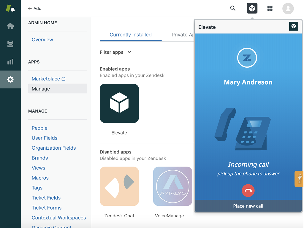 Elevate App Integration With Zendesk Support